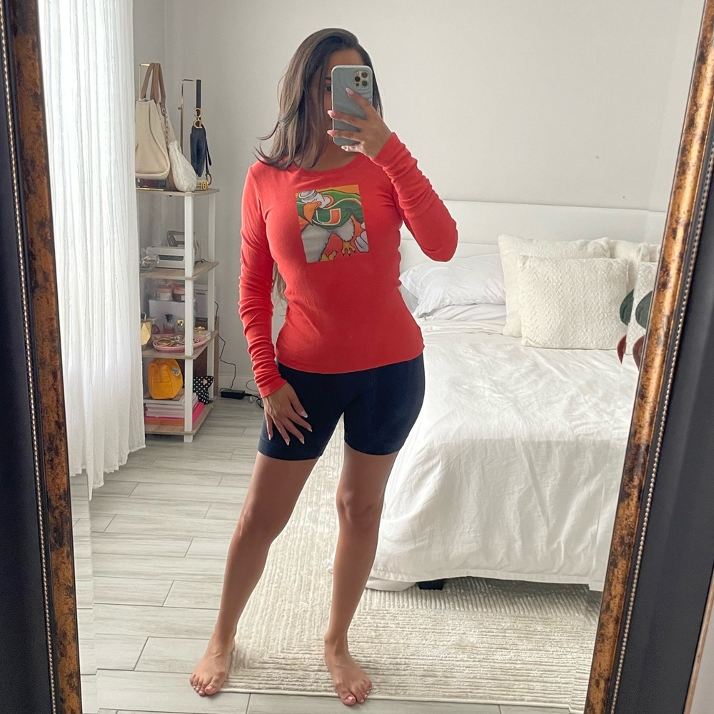 LA MADE University of Miami Graphic Long Sleeve Top - Picture 3 of 6